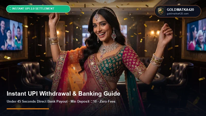 GOLDMATKA420 Instant UPI Withdrawal & ₹25 INR Deposit Tutorial